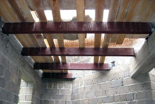 Баня из керамзитобетонных блоков