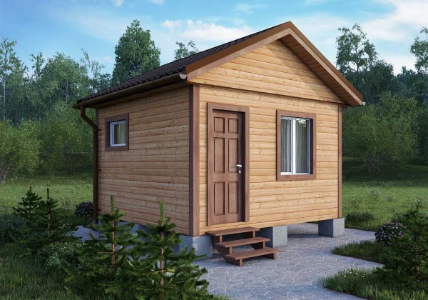 Баня 4 на 4 планировка внутри