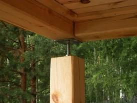 Двухэтажная баня из бруса 6 х 6 Двухэтажная баня из бруса 6 х 6