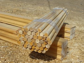 Баня из профилированного бруса под усадку