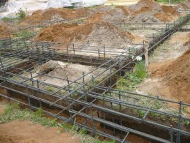 Армирование ленточного фундамента Армирование ленточного фундамента