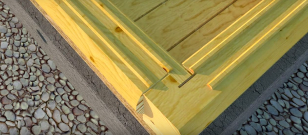 Баня из профилированного бруса под усадку