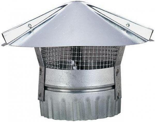 Искрогаситель на трубу бани своими руками