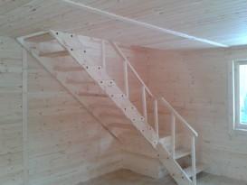 Двухэтажная баня из бруса 6 х 6 Двухэтажная баня из бруса 6 х 6