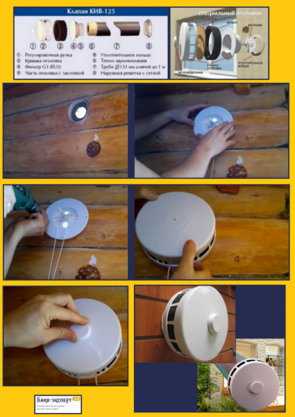 Естественная вентиляция в бане Естественная вентиляция в бане