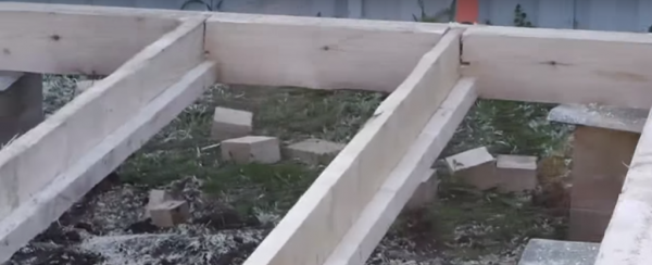 Баня из профилированного бруса под усадку