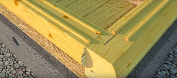 Баня из профилированного бруса под усадку