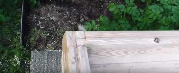 Баня из профилированного бруса под усадку