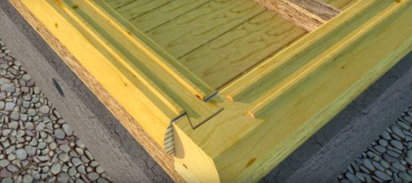 Баня из профилированного бруса под усадку