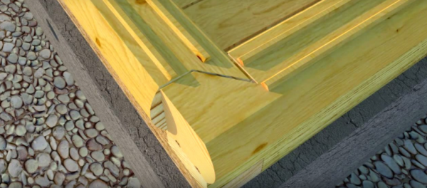 Баня из профилированного бруса под усадку