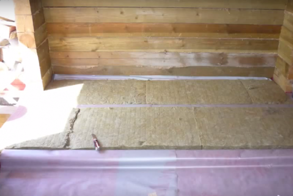 Баня из профилированного бруса под усадку