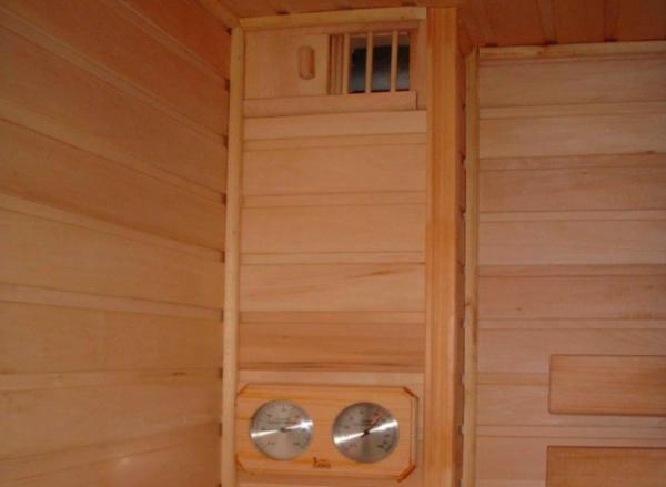 Вентиляция в бане своими руками