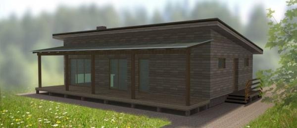 Дом с баней под одной крышей — проекты и строительство