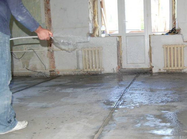 Бетонная стяжка на деревянный пол