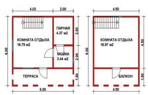Дом с баней под одной крышей — проекты и строительство