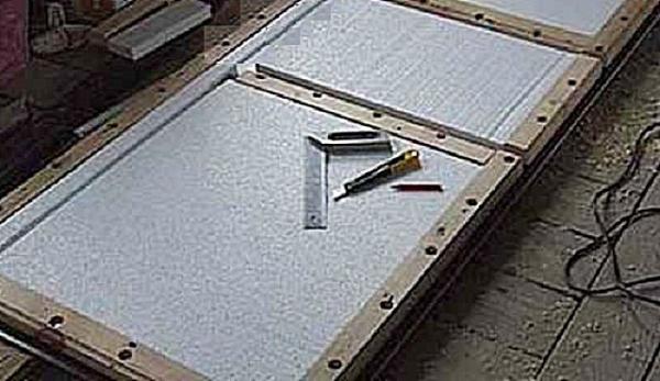 Дверь в баню своими руками пошагово