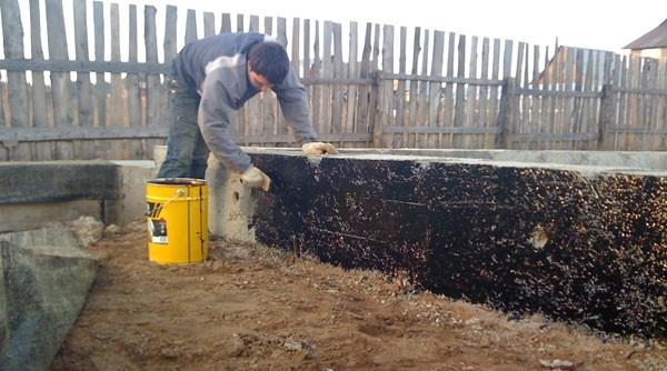 Гидроизоляция ленточного фундамента своими руками