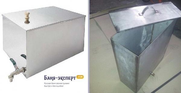 Как выбрать бак для воды к печи Как выбрать бак для воды к печи