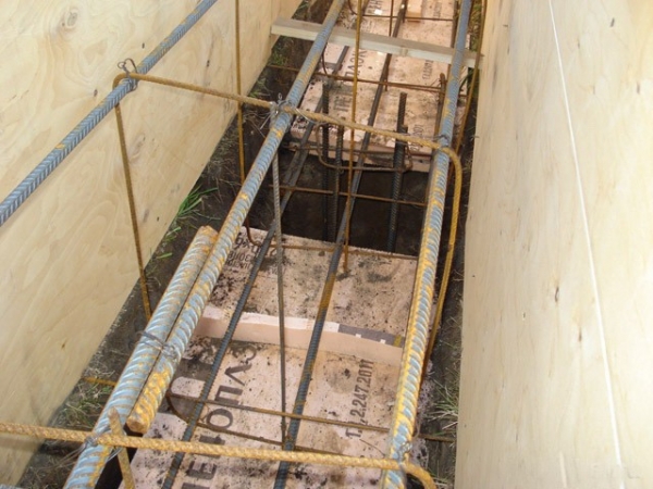 Армирование ленточного фундамента Армирование ленточного фундамента