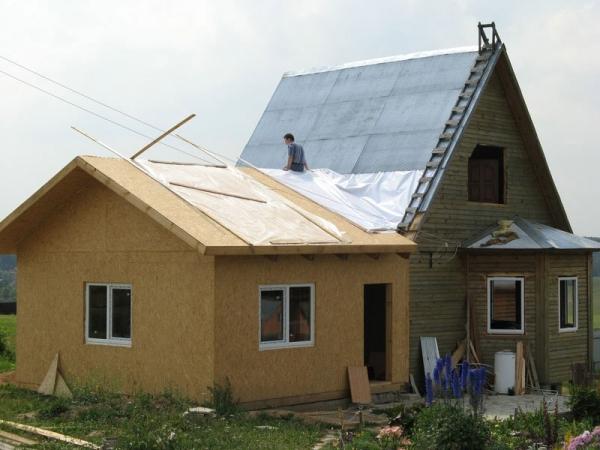 Дом с баней под одной крышей — проекты и строительство