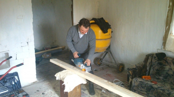 Продолжаем строительство бани весной Продолжаем строительство бани весной