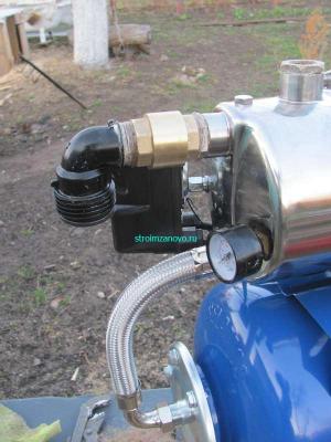 Подключение насосной станции
Подключение насосной станции