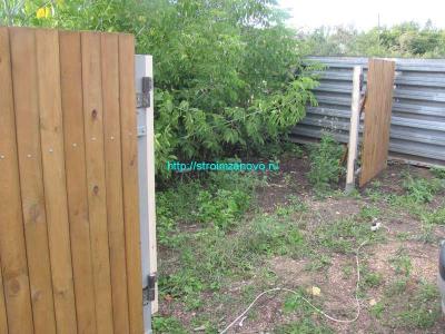  
Распашные ворота своими руками