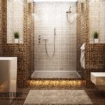 Плитка мозаика для ванной комнаты: особенности укладки и эксплуатации