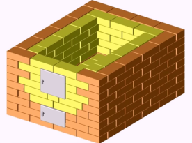 Печи для бани из кирпича проекты