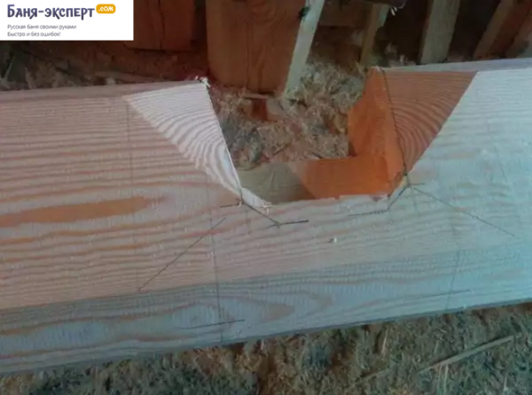 Норвежская рубка. Дома и бани из лафета