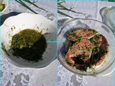 Сёмга, запечённая с овощами
Сёмга, запечённая с овощами