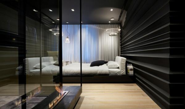 Дизайн черных стен: 20 интересных решений