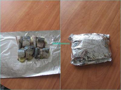 Скумбрия, запечённая в фольге
Скумбрия, запечённая в фольге