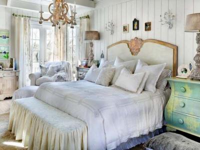  
Спальня в деревенском стиле