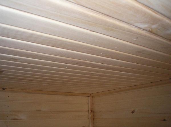 Потолок в бане своими руками