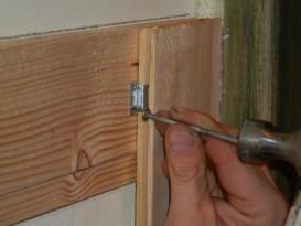 Как крепить вагонку в бане Как крепить вагонку в бане