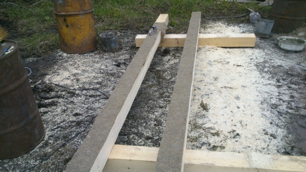 Продолжаем строительство бани весной Продолжаем строительство бани весной