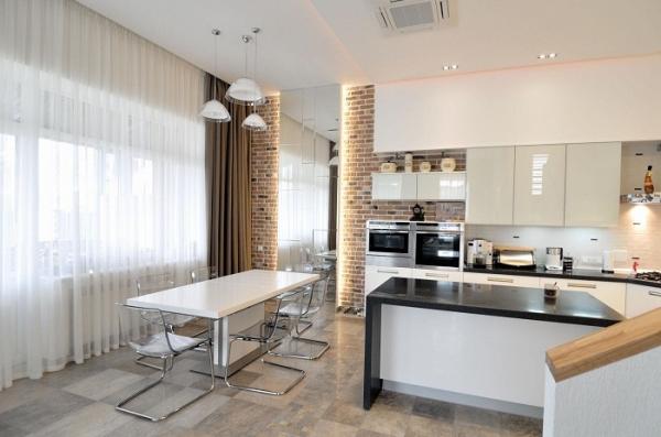 Интерьер кухни в таунхаусе (25+ фото): идеи, стили, рекомендации дизайнеров