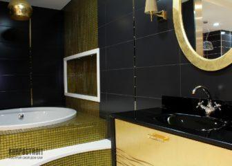 Как выглядит отделка ванной комнаты плиткой на фото: выбор материала