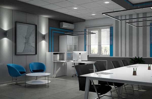 Дизайн офиса в современном стиле: цвета, декор, функциональность