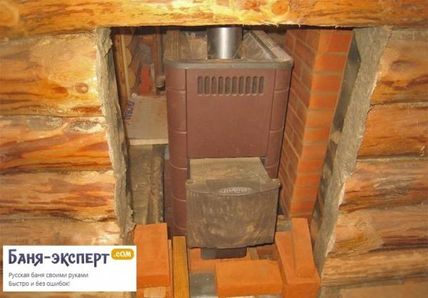 Как установить печь в бане Как установить печь в бане