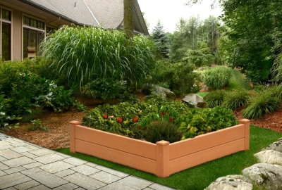 Грядки из пластиковой доски + фото Грядки из пластиковой доски + фото