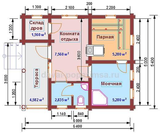 Русская баня – планировка, выбор и проектирование Русская баня – планировка, выбор и проектирование