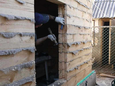 Окосячка в деревянном доме
Окосячка в деревянном доме