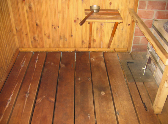 Как сделать пол в каркасной бане
