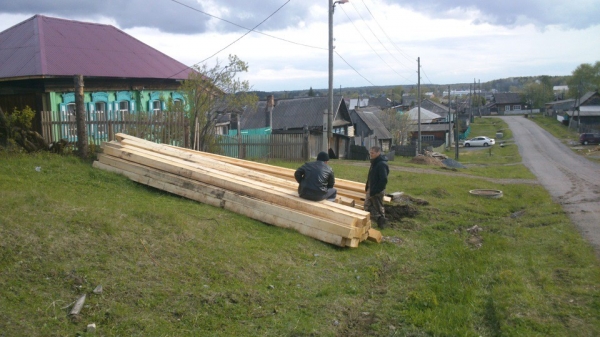 Продолжаем строительство бани весной Продолжаем строительство бани весной