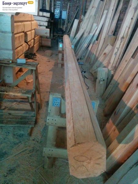 Норвежская рубка. Дома и бани из лафета