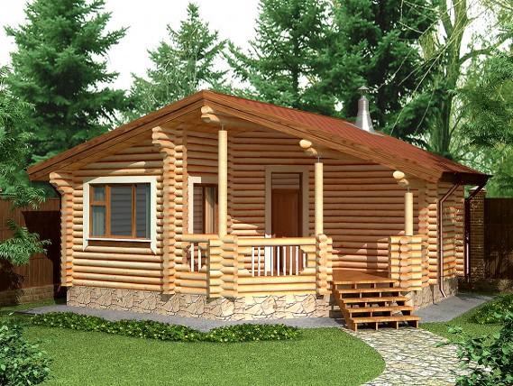 Проекты одноэтажных бань