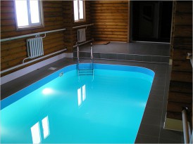 Проекты бань из бруса с бассейном