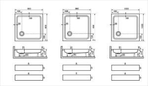 Поддоны для душевой кабины &mdash; формы и размеры